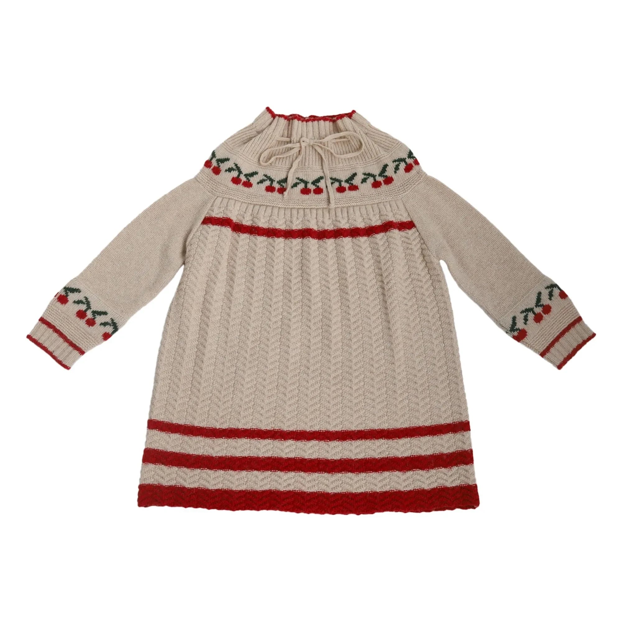 Kalinka - Loretta Merino-Wollkleid | Beige