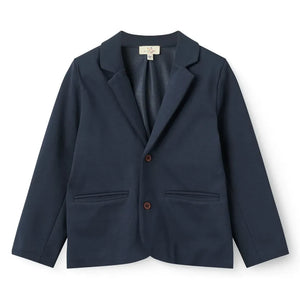 Copenhagen Colors - Elastischer Bio-Baumwoll-Blazer | Marineblau