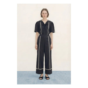 The Tiny Big Sister - Sailor Baumwollbluse | Marineblau