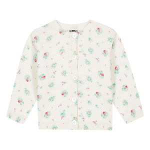 Bonton - Gilet Lilet-Sträuße | Creme