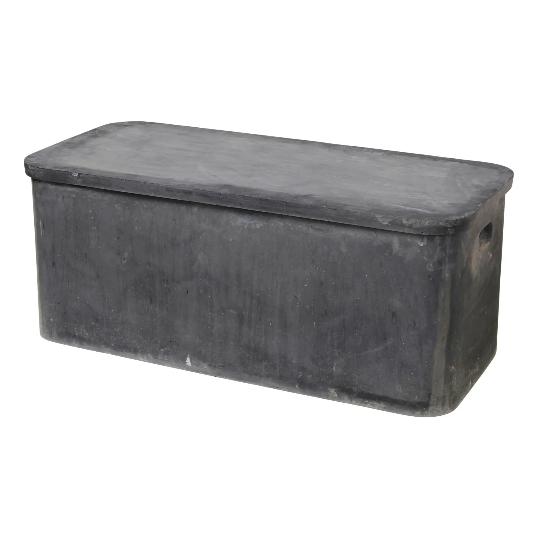 Broste Copenhagen - Fiber Outdoor Aufbewahrungsbank | Carbon