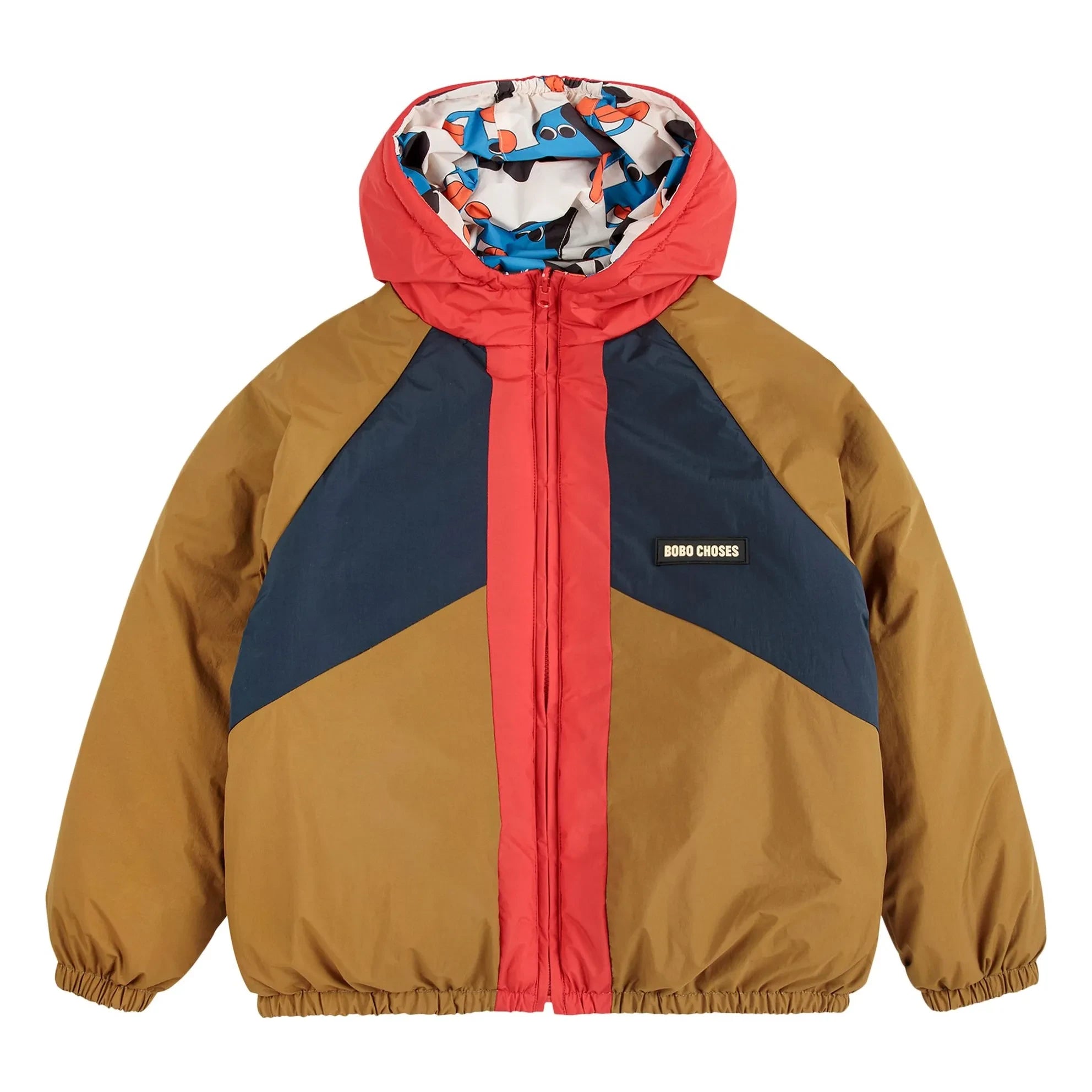 Bobo Choses - Wendbare Recycelte Faser Wasserdichte Jacke | Weiß