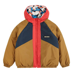 Bobo Choses - Wendbare Recycelte Faser Wasserdichte Jacke | Weiß