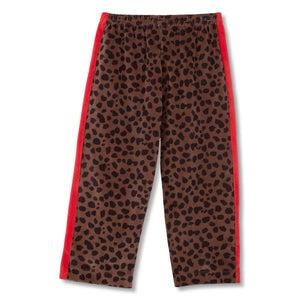 Wynken – Leopardenhose mit geradem Bein | Braun
