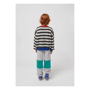 Bobo Choses – Jogginghose aus Bio-Baumwolle mit Haarband | Melange-Grau