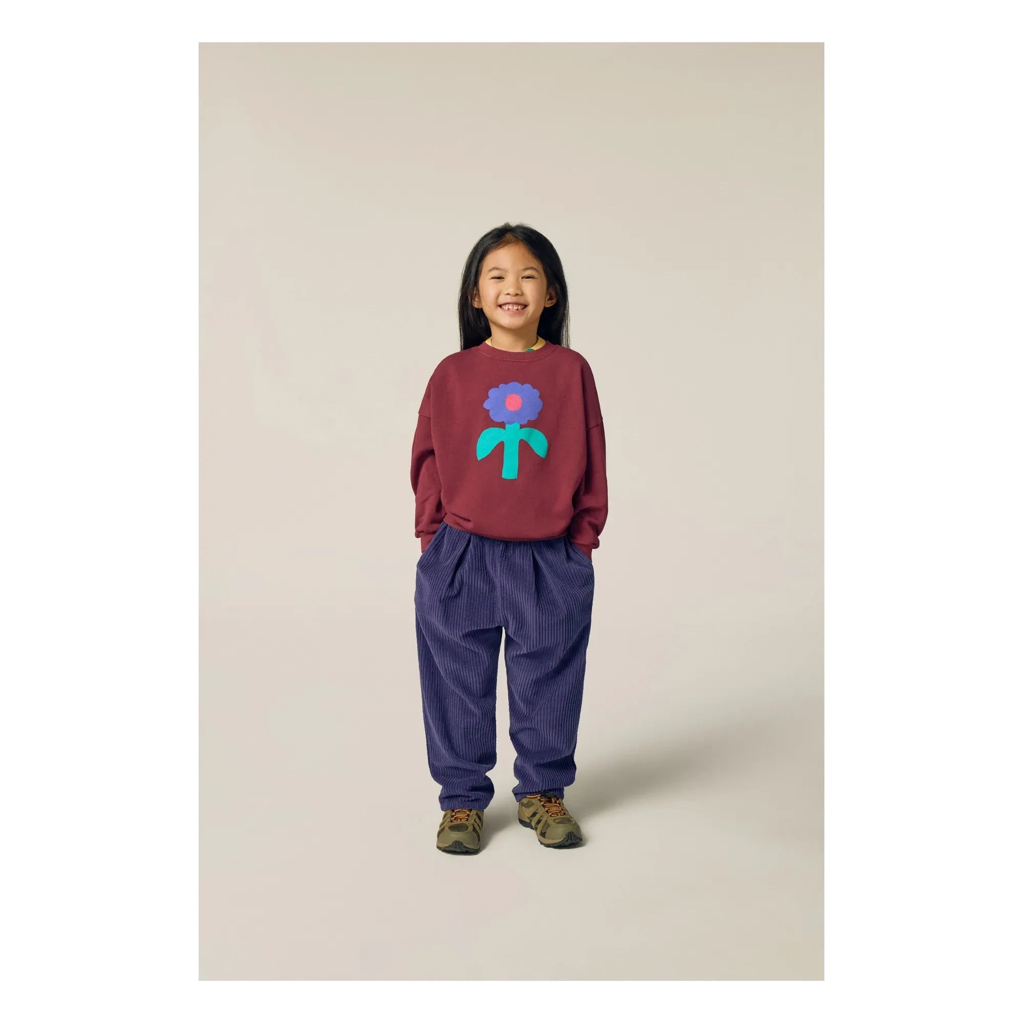 The Campamento - Sweat Fleur | Bordeaux
