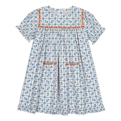 Hallo Simone – Louisette Fayence-Kleid | Weiß