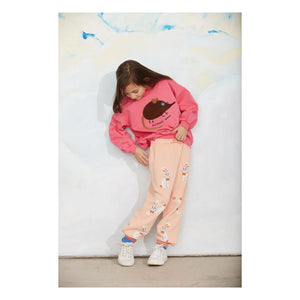 Mini Rodini - Tavşanlı Organik Pamuklu Jogger | Pembe