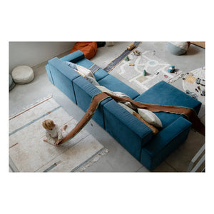 Lorena Canals - Teppich Lanes | Grau Blau