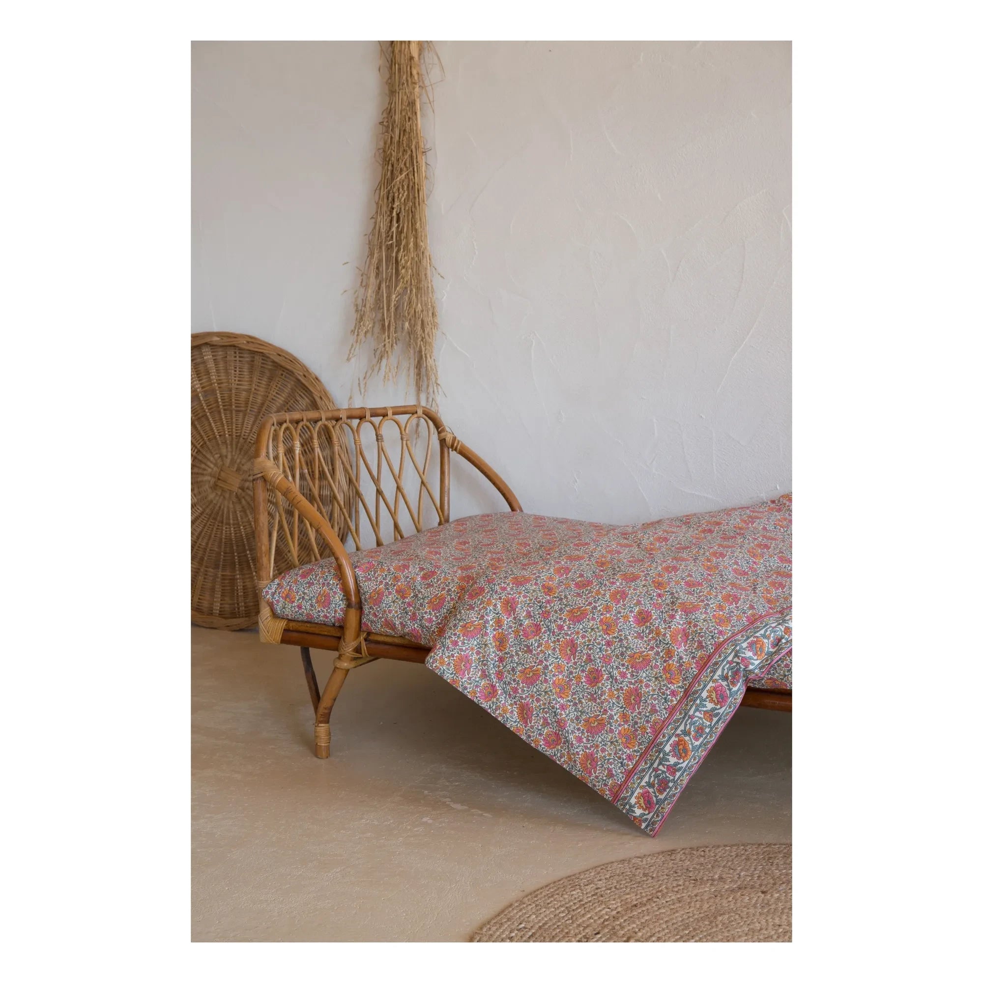 Louise Misha - Nicole Bio-Baumwoll-Spannbetttuch | Orange