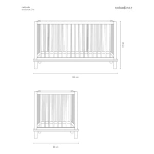Nobodinoz - Latitude Babybett 70x140 | Eiche