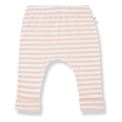 1+ in the family - Gestreifte Saul Leggings | Beige-rosa