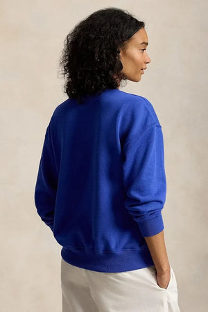Polo Ralph Lauren kadın pamuklu sweatshirt ISLAND FLC-KNT-SWEATSHIRT
