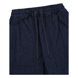 Kappy – Ermüdete Denim-Streifenhose | Indigo