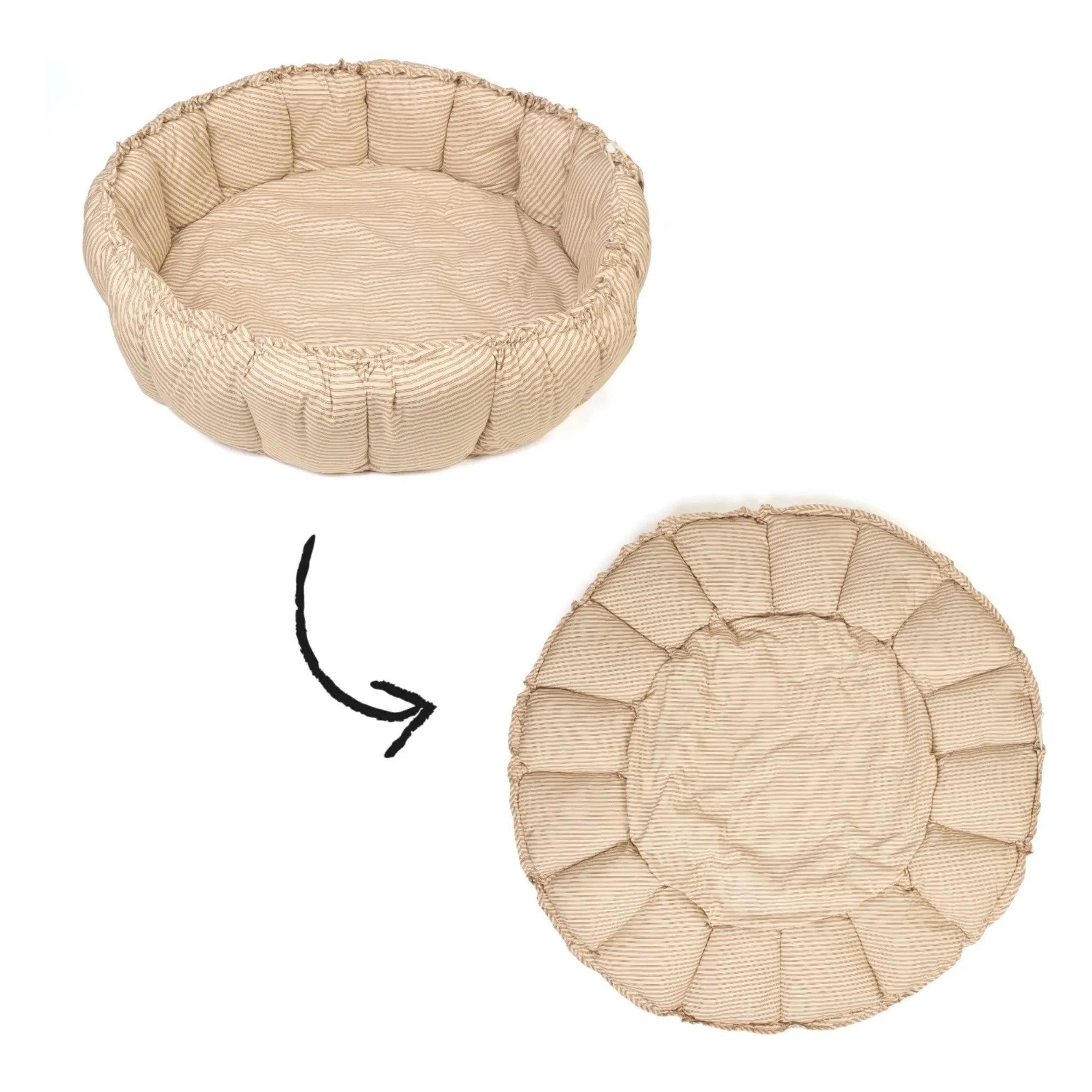 Play and Go - Coco Spielmatte - Streifen | Senf