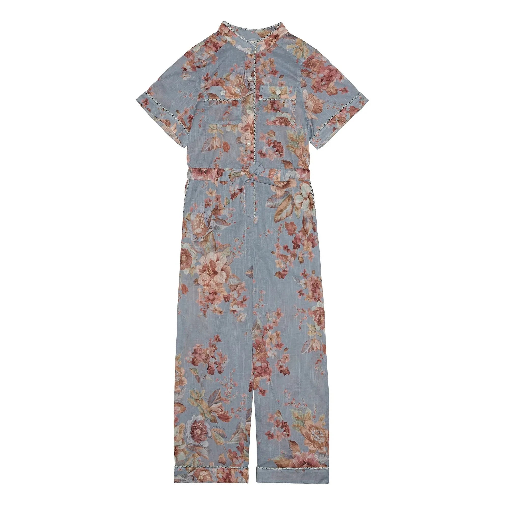 Zimmermann - Awaken Fleurie Jumpsuit | Hellblau