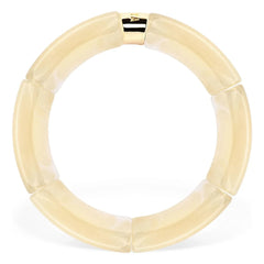 Parabaya - Armband Cream Mono 3 | Creme