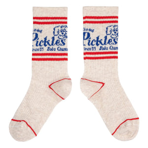 Bobo Choses - The Dog Pickles Bio-Baumwoll-Langsocken | Ecru