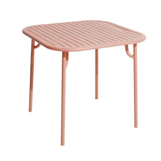 Frittierter Fisch - Quadratischer Couchtisch | Blush