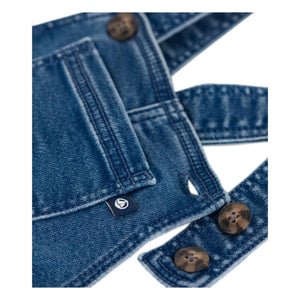 Petit Bateau – Jeans-Latzhose | Blau