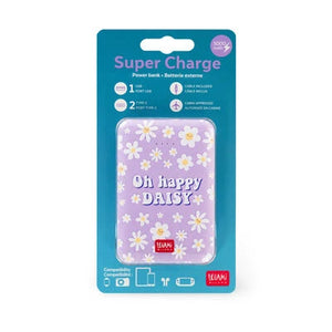 Legami - Tragbares Powerbank Daisy - Meine Superkraft