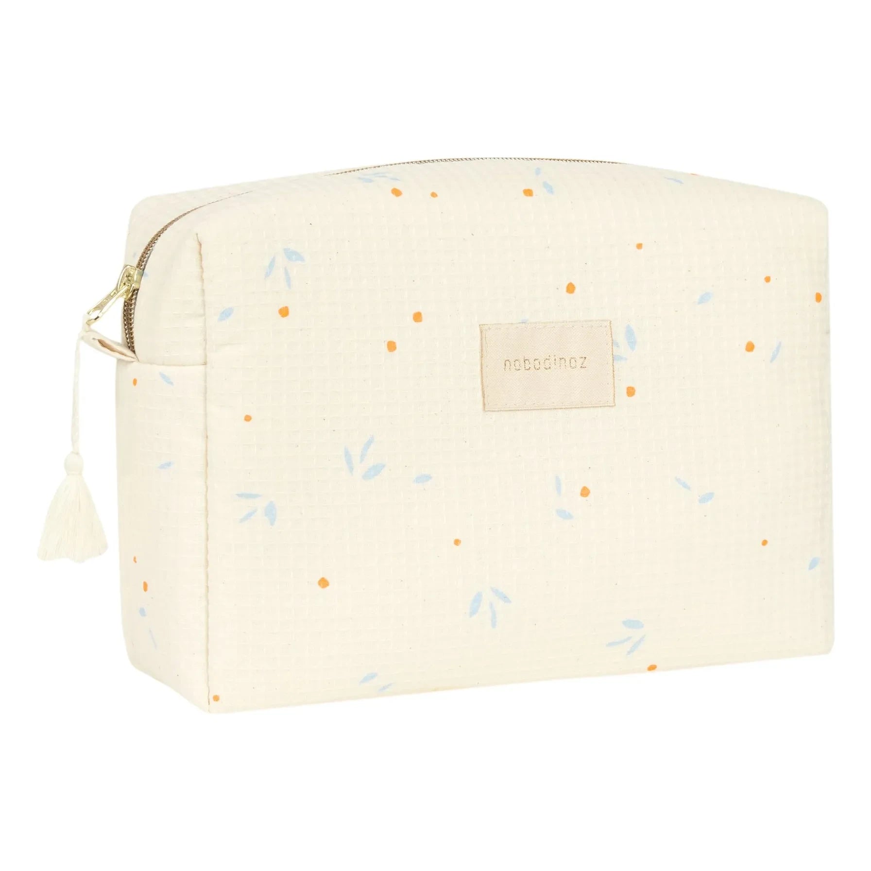 Nobodinoz - Kulturbeutel Diva Orange Cherries | Beige