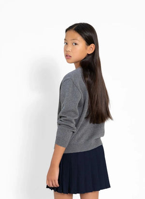 Smallable Kid - Cagnaby Organische Baumwolle Pullover | Grau Melange