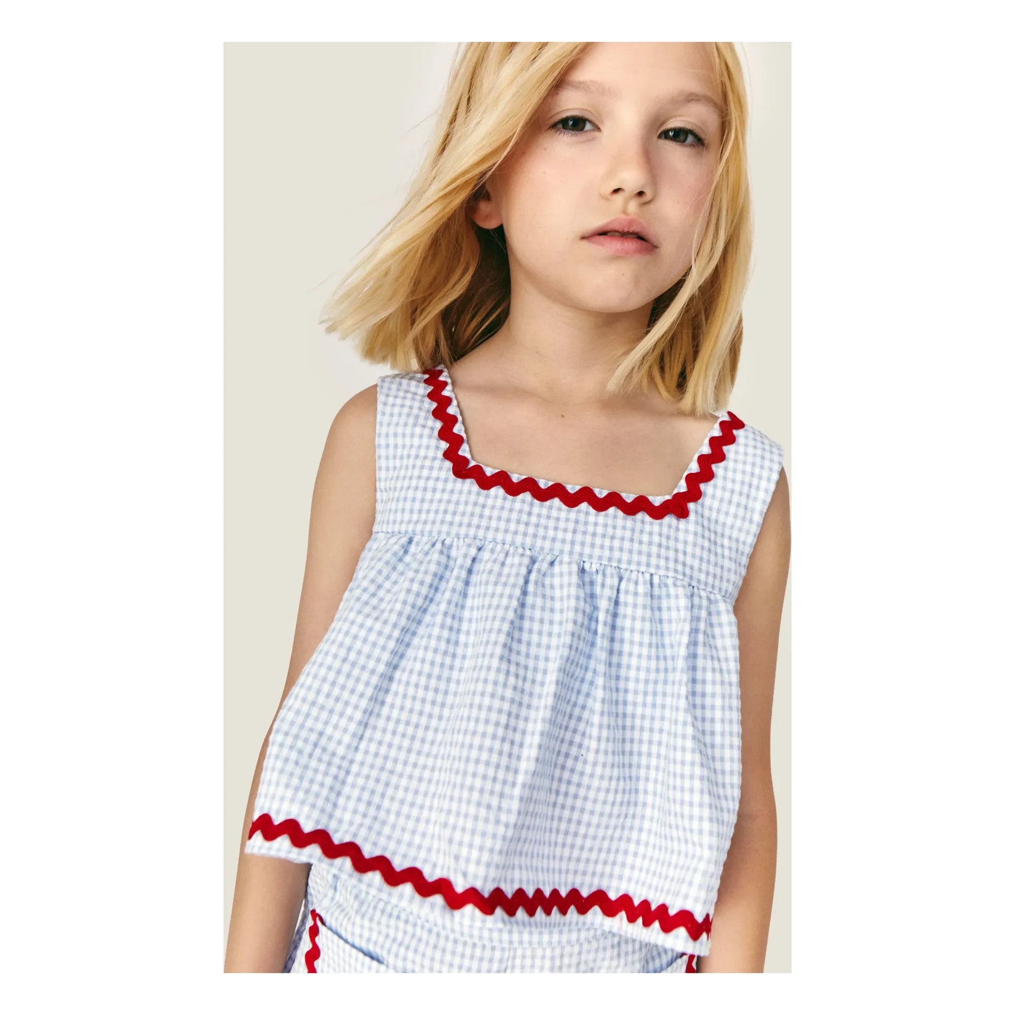 Mipounet - Top Sylvie Vichy | Hellblau