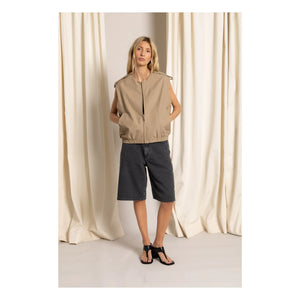 Smallable Woman - Savannah Ärmellose Jacke | Beige