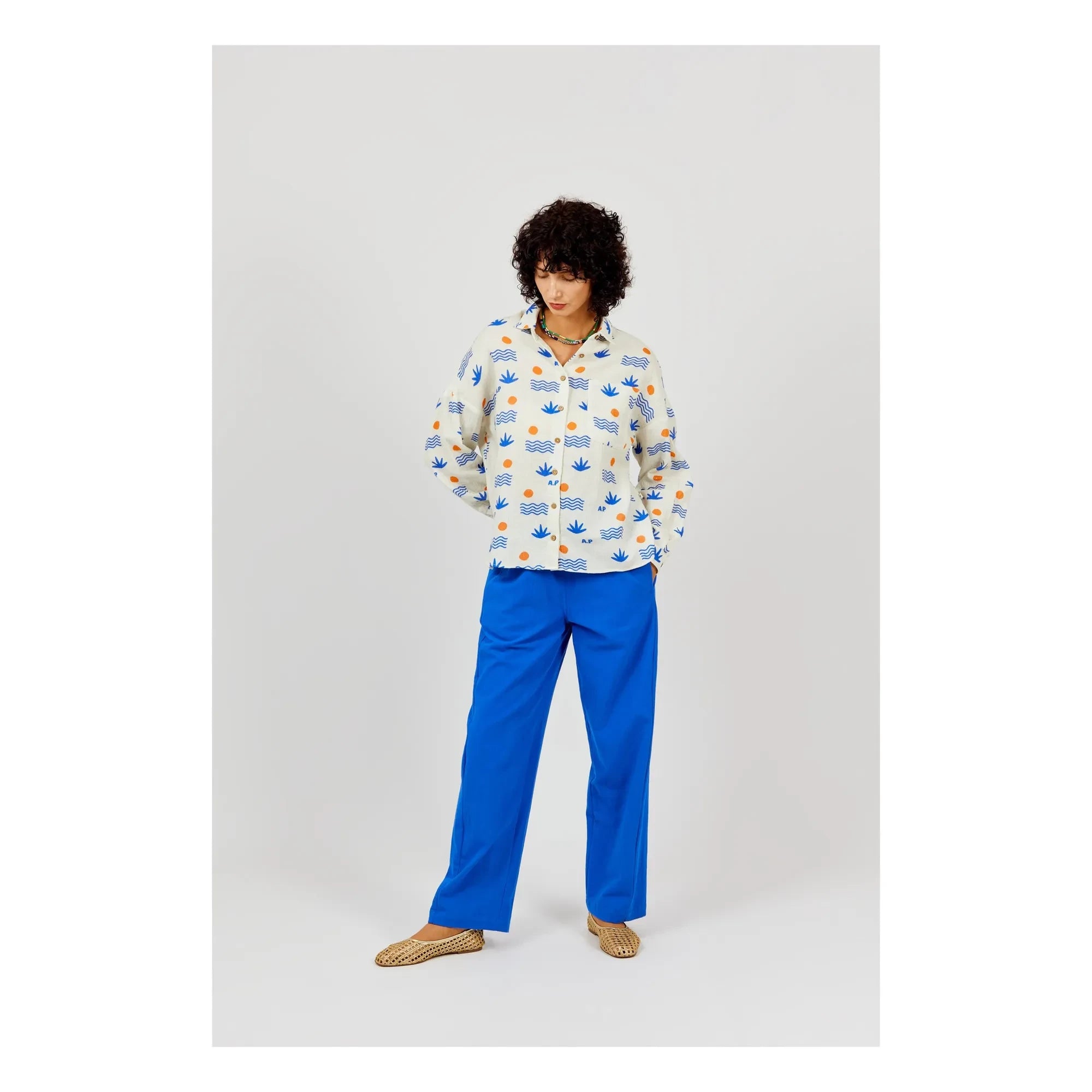a.p - Baumwollhose | Blau