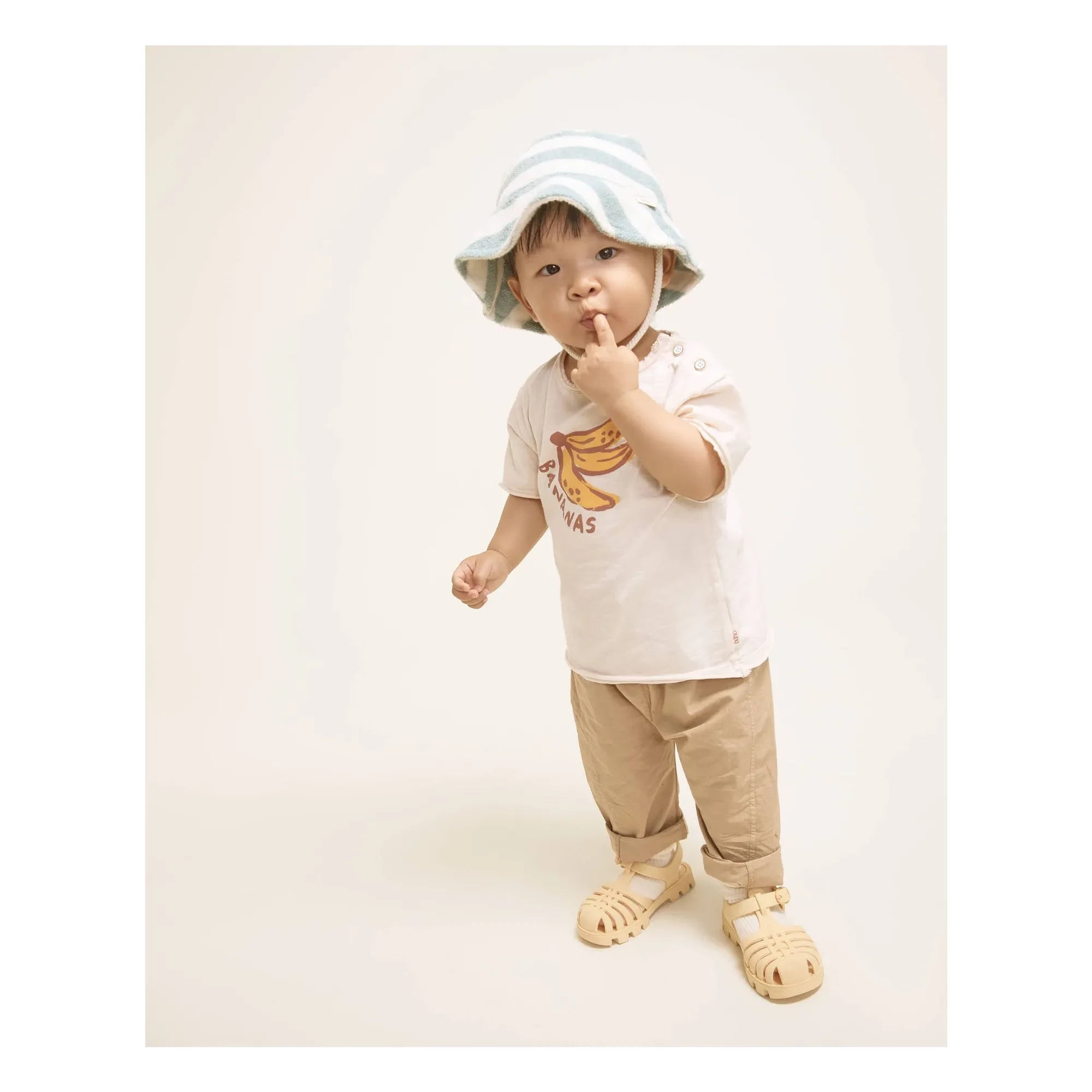 Búho - Babyhose aus Bio-Popeline | Beige