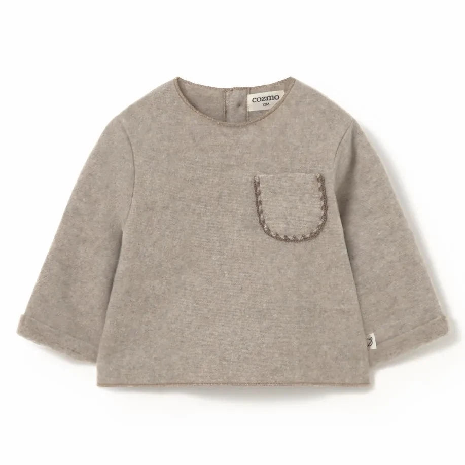 Cozmo - Lagos Pullover | Meliert Beige