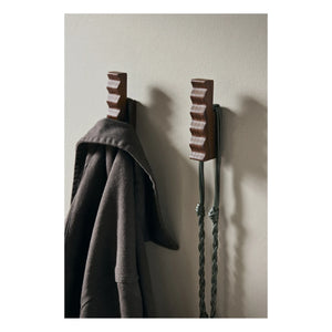 Ferm Living - Unda Garderobenhaken - 2er-Set | Braun