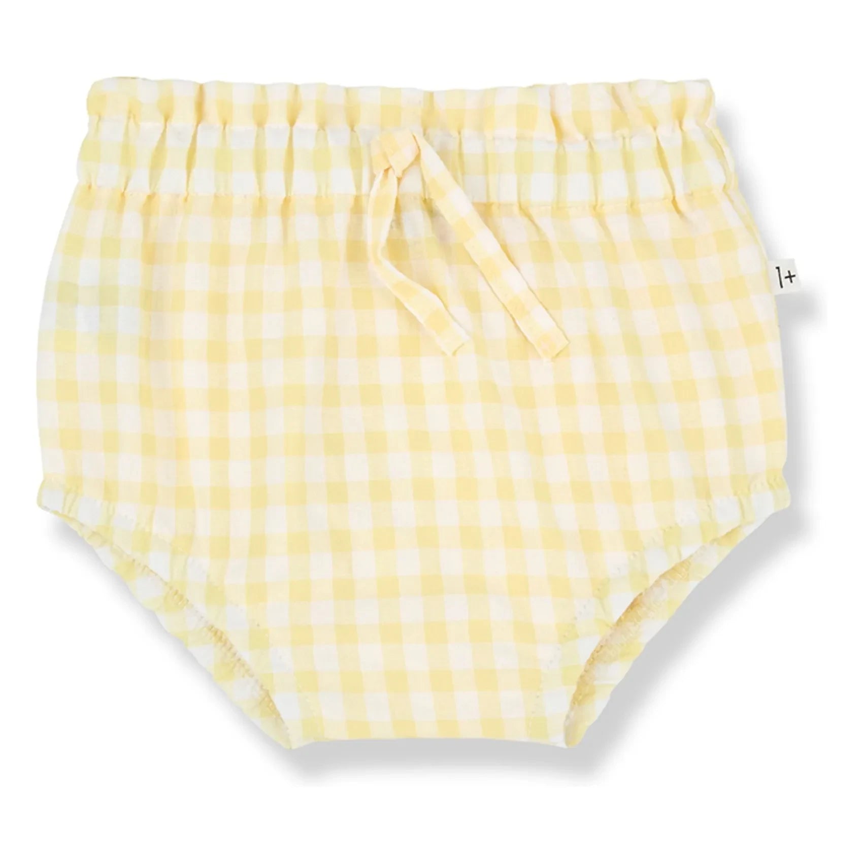 1+ in the family - Bloomer Delos Vichy Seersucker | Blassgelb