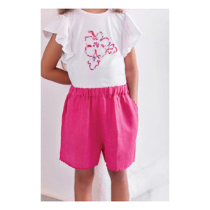 Tartine et Chocolat - Shorts mit Quasten | Rosa