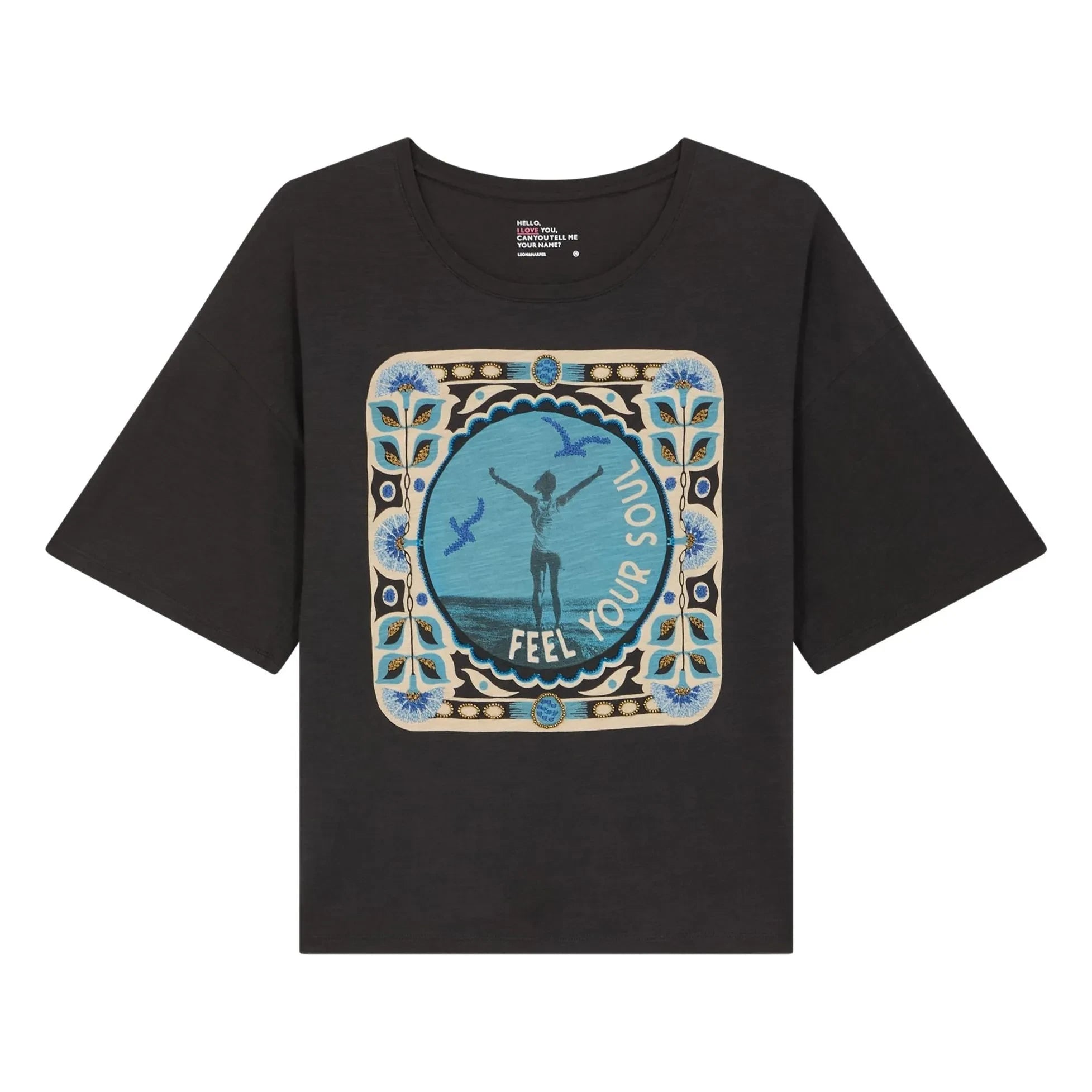 Leon & Harper - T-Shirt Soul Bio-Baumwolle | Schwarz