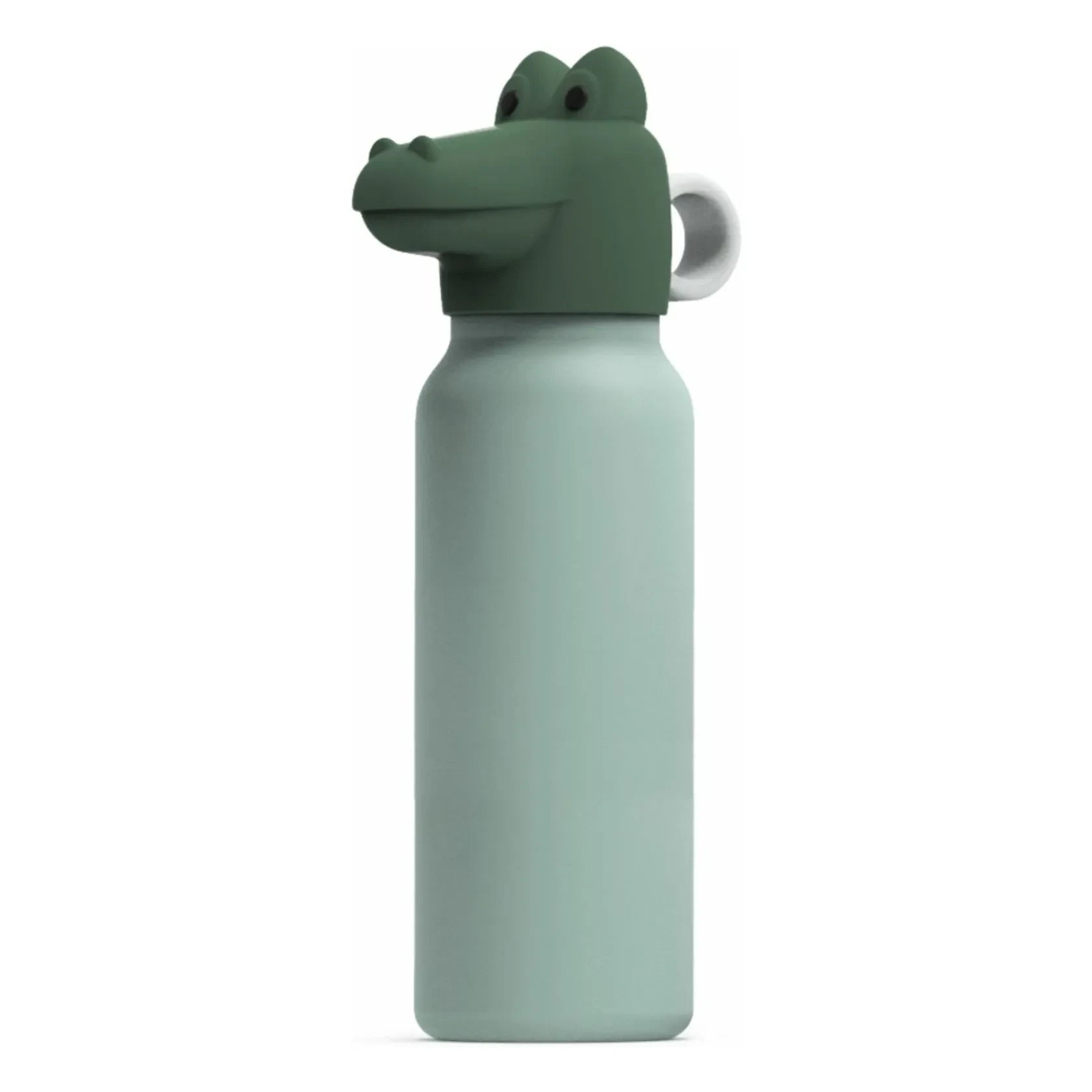 Liewood - Falk Krokodil Trinkflasche - 350 ml | Minze/Blattgrün