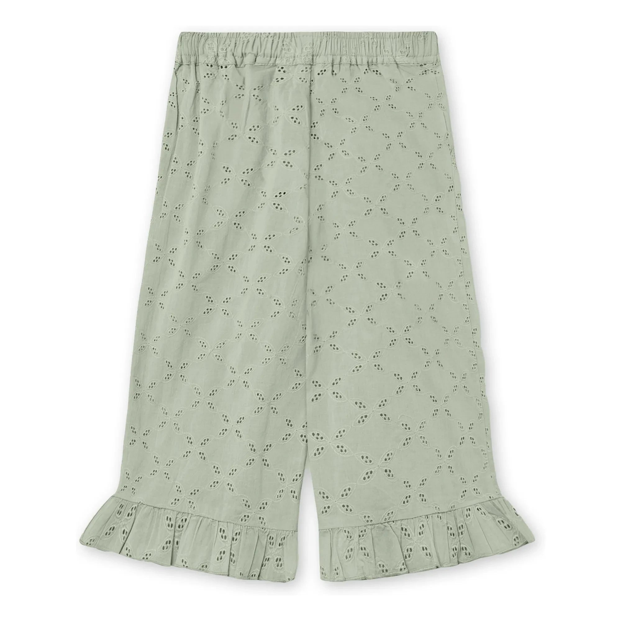 Fliink - Harper Bestickte Hose | Hellgrau