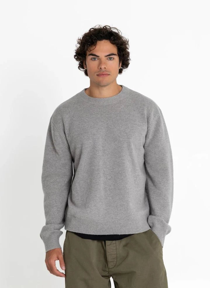 Smallable Man - Mozart Merino Wolle Pullover | Meliert Grau
