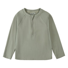 Petit Lem - Strukturiertes UV-Schutz-T-Shirt aus recycelten Fasern | Khaki