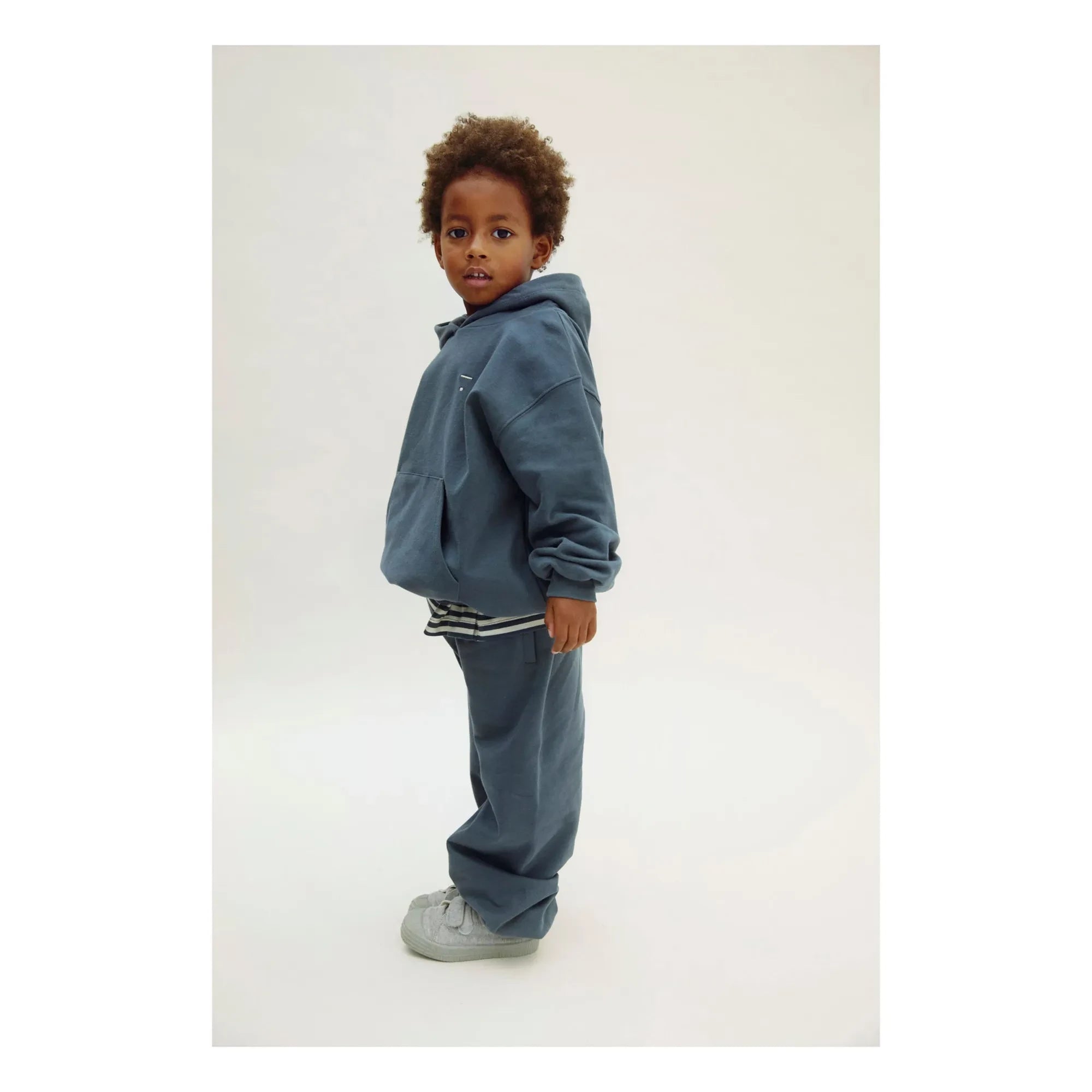 Gray Label - Sweatshirt aus Bio-Baumwolle | Graublau