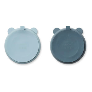 Liewood - Stacy Rutschfeste Teller - 2er-Set | Blau