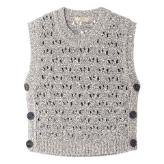 Sessùn - Ärmelloser Pullover Maranhao | Graublau