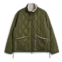 Taion - Militärische Wendbare Stehkragen-Jacke | Khaki