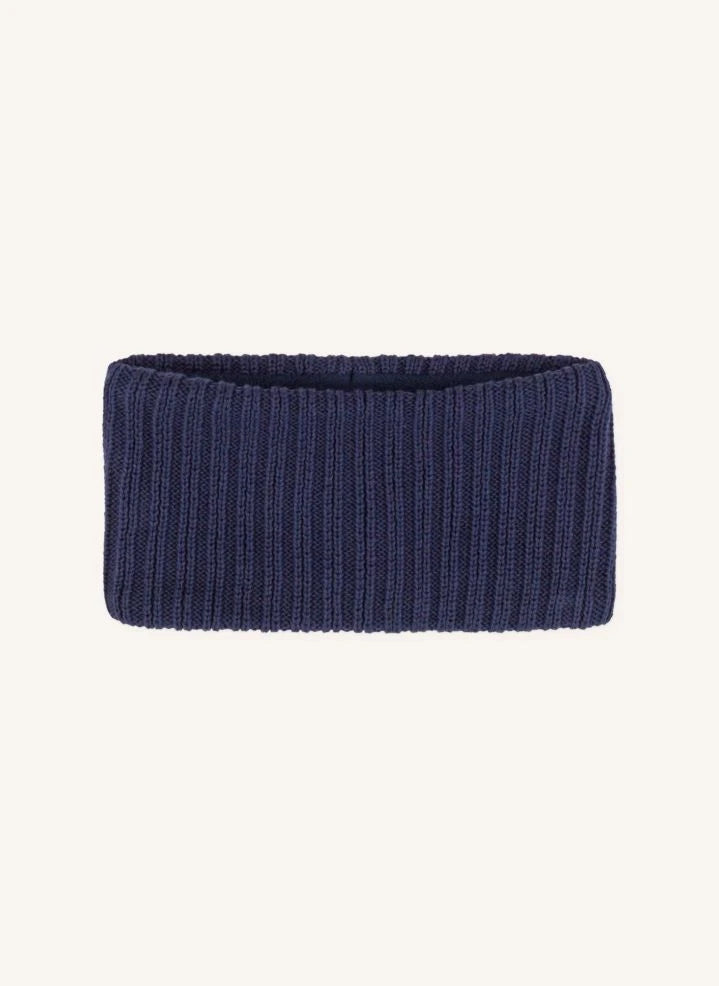 Petit Bateau - Mit Bio-Baumwollfutter gefüttertes Baby-Halstuch | Marineblau