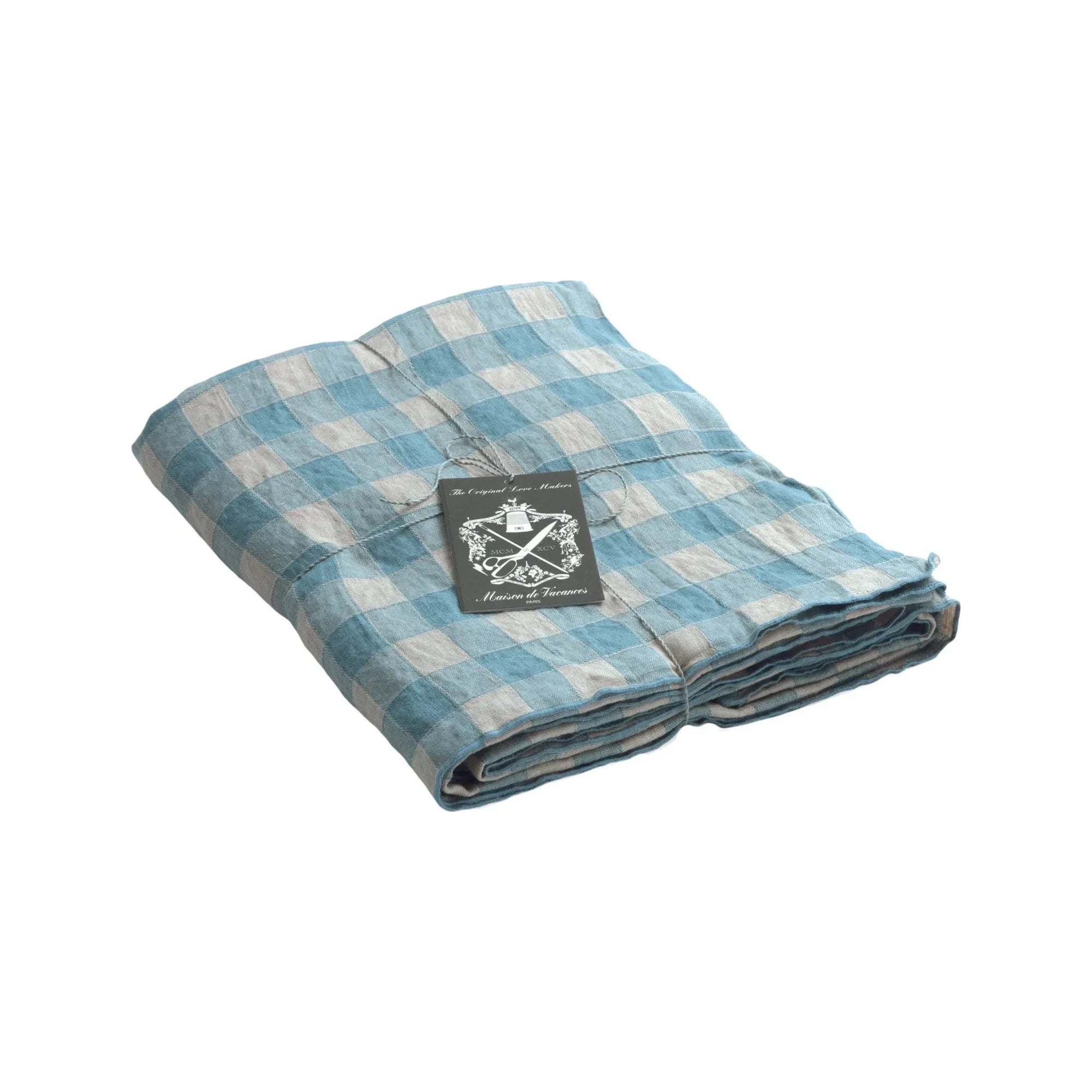 Maison de Vacances – Bourdon Vintage Canvas-Tischdecke | Nuage