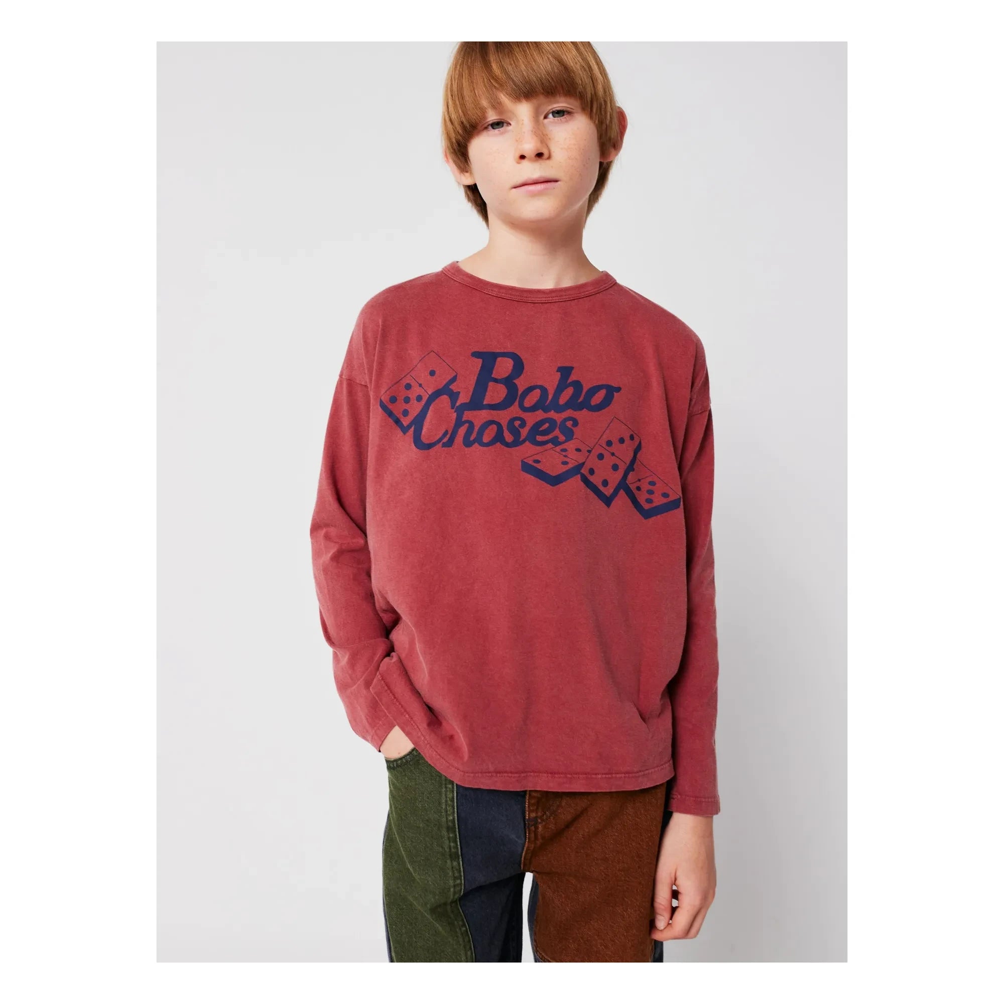 Bobo Choses - Dés Bobo Choses Bio-Baumwoll-T-Shirt | Braun