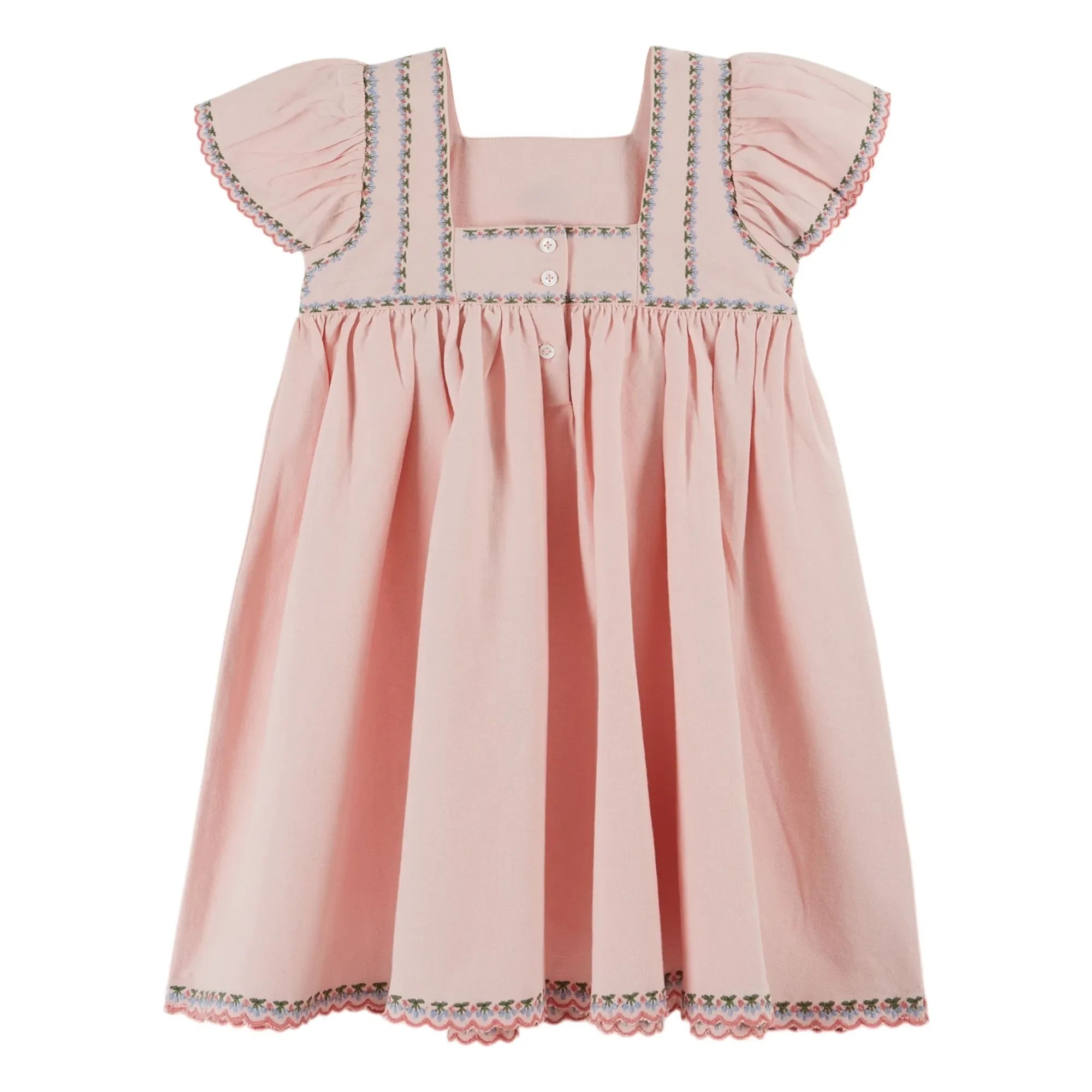Emile et Ida - Besticktes Kleid | Hellrosa