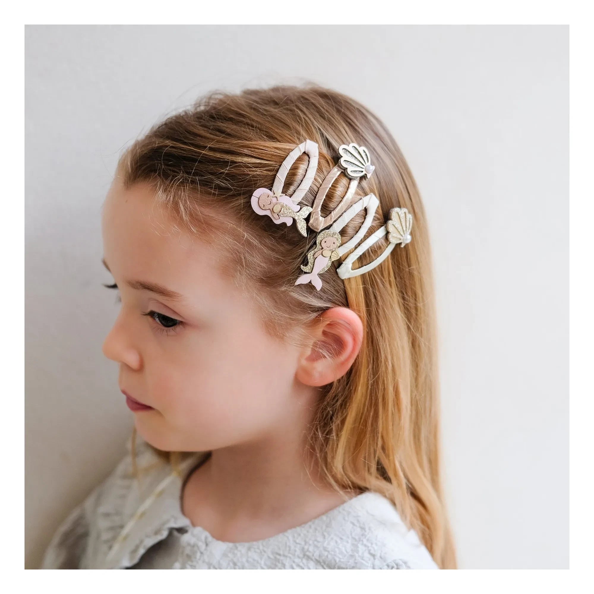 Mimi & Lula - 4er Siren Haarspangen-Set | Gold