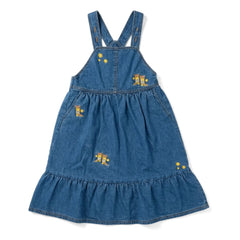 Hundred Pieces - Devi Latzkleid Stiefel | Blau